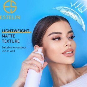 تصویر اسپری ضدآفتاب استلین فوق سبک آبرسان و ضدلک بیرنگ Estelin Ultra-Light Hydrating Invisible Sunscreen Spray spf50+++PA