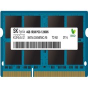 تصویر رم لپ‌تاپ Hynix DDR3 4GB 1600 /1333MHz CL11 PC3 اورجینال (استوک) 