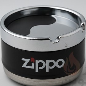 تصویر زیر سیگاری طرح زیپو 