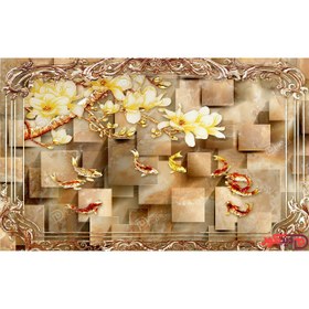 تصویر پرده زبرا تصویری چاپی گل کد 3DF-11 