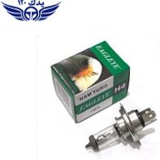 تصویر لامپ H4 سه خار 12 ولت 100/90 وات برند عقاب 