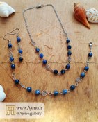 تصویر سرویس سنگ سودالیت طرح اقیانوس 