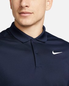 تصویر پلوشرت تنیس مردانه نایک Nike Court Dri-FIT- سرمه ای 