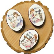 تصویر وزنه الگو فانتزی بیضی 