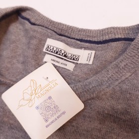 تصویر بافت یقه گرد نازک اورجینال 