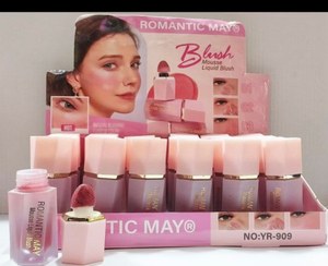 تصویر رژگونه شیگلم رژگونه طرح شیگلم شش ضلعی مات و مخملی شماره 1مرجانی قرمز تیره