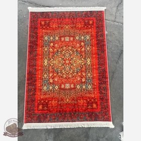تصویر فرش ماشینی طرح قجری ابریشم ۶ متری 