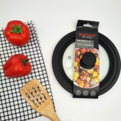 تصویر درب شیشه ای تابه و قابلمه شنگیا p4984 