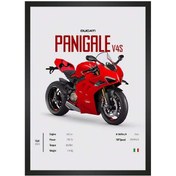 تصویر تابلو موتور سنگین دوکاتی Ducati Panigale V4S 