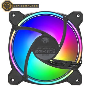 تصویر فن کیس Cooler Master MASTERFAN MF120 HALO² BLACK 3in1 