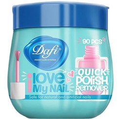 تصویر دستمال مرطوب پاک کننده لاک ناخن دافی 