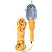 تصویر چراغ سیار دوره گرد مکانیکی 220 ولت برقی مدل لامپ خور با طول کابل 10 متر 