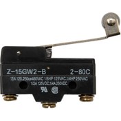تصویر میکروسوئیچ اهرمی قرقره دار مدل Z-15GW2-B 