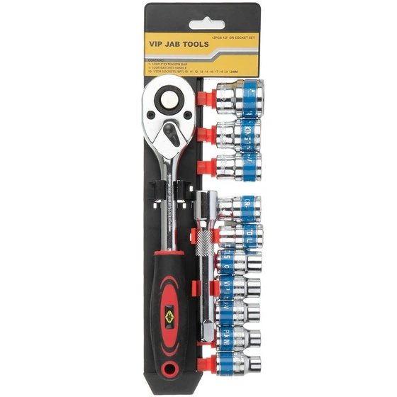 Vip Tools Kit خرید و قیمت مجموعه 12 عددی آچار بکس جاب مدل VIP JAB TOOLS | ترب