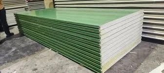 تصویر ساندویچ پانل دیواری 4 سانتی متری دو رو ورق سبز 
