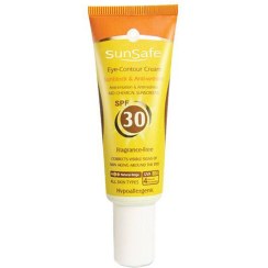 تصویر کرم ضد آفتاب دور چشم بژ طبیعی سان سیف SPF30 Sunsafe Natural Beige Sunscreen Eye Cream SPF30