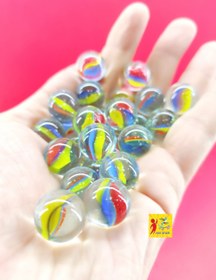 تصویر پک عمده کارتنی اسباب بازی تیله 8پر ایرانی 