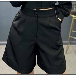 تصویر شلوارک مجلسی دخترانه پارچه سوپر مازراتی 