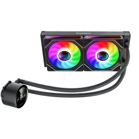 تصویر خنک کننده مایع پردازنده گیم مکس مدل IceBurg 240 Digital CPU Liquid Cooler GameMax IceBurg 240 Digital