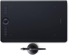 تصویر Wacom PTH660 Intuos Pro Digital Graphic Drawing Tablet for Mac or PC, Medium, New Model, Black 