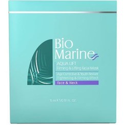 تصویر ماسک سفت‌کننده پوست صورت و گردن حجم 15 میل بایومارین Bio Marine Firming Face and Neck Mask, 15ml