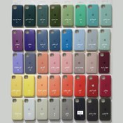 تصویر کاور سیلیکونی مناسب برای اپل iPhone 13 - سبز تیره iphone 13 silicon case