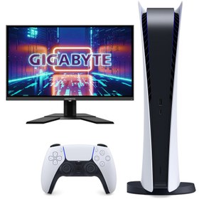 تصویر کنسول بازی سونی PS5 Digital | به همراه مانیتور Playstation 5 Digital + Monitor