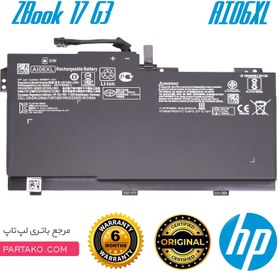 تصویر باتری اورجینال لپ تاپ اچ پی HP ZBook 17 G3 AI06XL HP ZBook 17 G3 AI06XL Original Battery