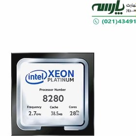 تصویر CPU مدل Xeon Platinum 8280 برند Intel Intel® Xeon® Processor Platinum 8280