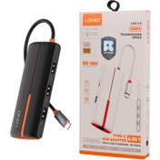 تصویر هاب 4 پورت Type-C الدینیو DS-26U Ldnio DS-26U Type-C 4Port Hub