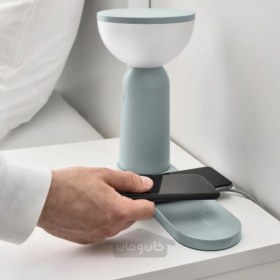 تصویر لامپ ال ای دی موبایل با شارژ بی سیم ایکیا مدل IKEA BETTORP IKEA BETTORP