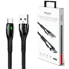 تصویر کابل USB به Type-C یسیدو مدل CA43 طول 1.2 متر ا Yesido CA43 USB To Type-C Cable 1.2m Yesido CA43 USB To Type-C Cable 1.2m