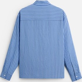 تصویر پیراهن راه راه مردانه زارا STRIPED FLOWING SHIRT 