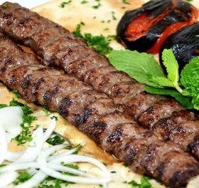 تصویر کباب دو سیخ بناب 