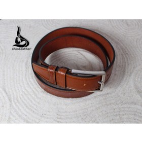 تصویر کمربند چرم مردانه با سگک زبانه دار - 1 leather belt