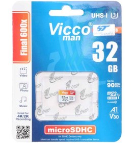 تصویر کارت حافظه 32 گیگابایت ویکومن فاینال microSDHC کلاس 10 با سرعت 90 مگابایت در ثانیه 