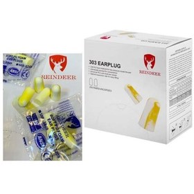 تصویر داخل گوش اسفنجی صداگیر REINDEER 303 EARPLUG 