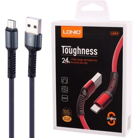 تصویر کابل الدینیو LDNIO LS63 Toughness USB Cable 2.4A Fast Charging 