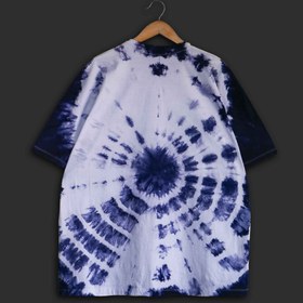 تصویر تیشرت تای دای اورسایز ( شیبوری ) طرح رادیواکتیو Radioactive Oversized Tie-Dye Tshirt