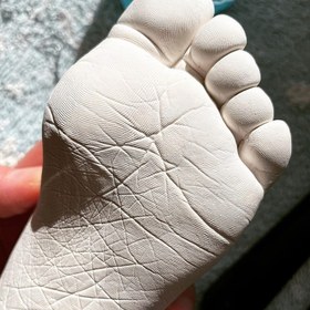 تصویر مجموعه قالبگیری تندیس ساز مدل دست و پای نوزاد 