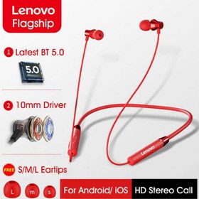 تصویر هدفون بی سیم لنوو مدل HE05 کپی Lenovo HE05 Wireless Headphones Copy