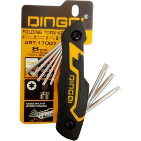 تصویر ست الن ستاره ای 8 تایی چاقویی DINGQI17007 