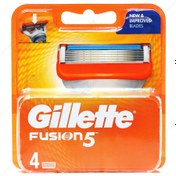 تصویر تیغ یدک فیوژن ژیلت مدل Fusion 5 بسته 4 عددی اورجینال ا Gillette fusion spare razor model Fusion 5, pack of 4 original Gillette fusion spare razor model Fusion 5, pack of 4 original