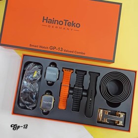 تصویر ساعت هوشمند برند هاینوتکو مدل GP-13 به همراه عینک و کمربند ا HainoTeko GP-13 HainoTeko GP-13