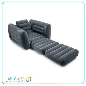 تصویر کاناپه بادی تخت خواب شو تکنفره intex 66551