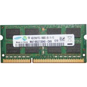 تصویر رم لپ تاپ سامسونگ مدل 1333 DDR3 PC3 10600s MHz ظرفیت 4گیگابایت ا Samsung DDR3 PC3 10600s MHz 1333 RAM - 4GB Samsung DDR3 PC3 10600s MHz 1333 RAM - 4GB