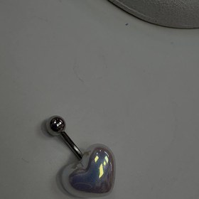 تصویر پرسینگ ناف استیل 