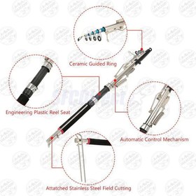 تصویر چوب ماهیگیری (لنسر) اتوماتیک Automatic Rod طول ۲۴۰ سانتی متر 