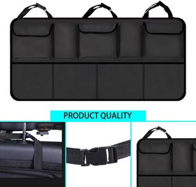 تصویر ذخیره ساز صندوق عقب خودرو Car Backseat Trunk Organizer, Trunk Organizers Backseat Storage for Car-ارسال 20 روز کاری ا Car Backseat Trunk Organizer, Trunk Organizers Backseat Storage for Car,Truck, SUV, Van Organizers Back Seat Mesh Pockets Car Backseat Trunk Organizer, Trunk Organizers Backseat Storage for Car,Truck, SUV, Van Organizers Back Seat Mesh Pockets