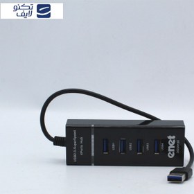 تصویر هاب USB 2.0 ای نت 4 پورت مدل En-HT24D 